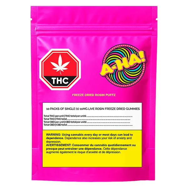 Freeze Dried Rosin Puffz (Gummies) by A-Ha!