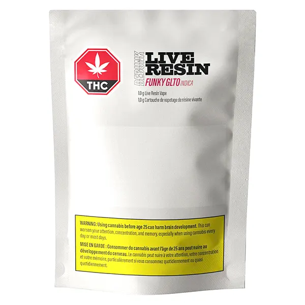 Image for Funky GLTO Live Resin 510 Thread Cartridge, cannabis 510 cartridges by Debunk