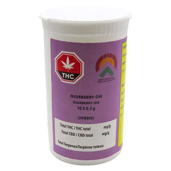 Image for Glueberry OG Pre-Roll, cannabis pre-rolls by Green Mountain