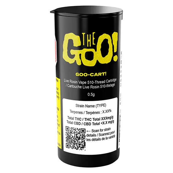 Image for GOO-CART Live Rosin Vape 510 Thread Cartridge, cannabis 510 cartridges by The Goo!