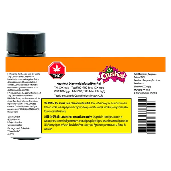 Image for Knockout Diamonds Infused Pre-Roll, cannabis all products by Crushed