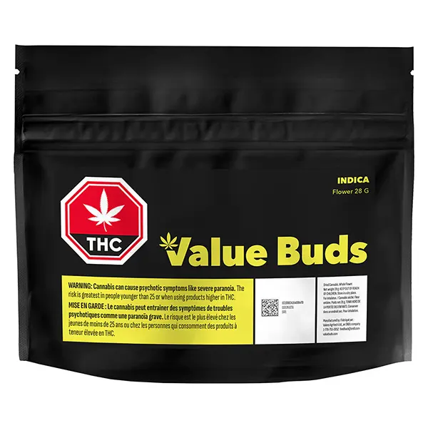 Indica (Dried Flower) by Value Buds