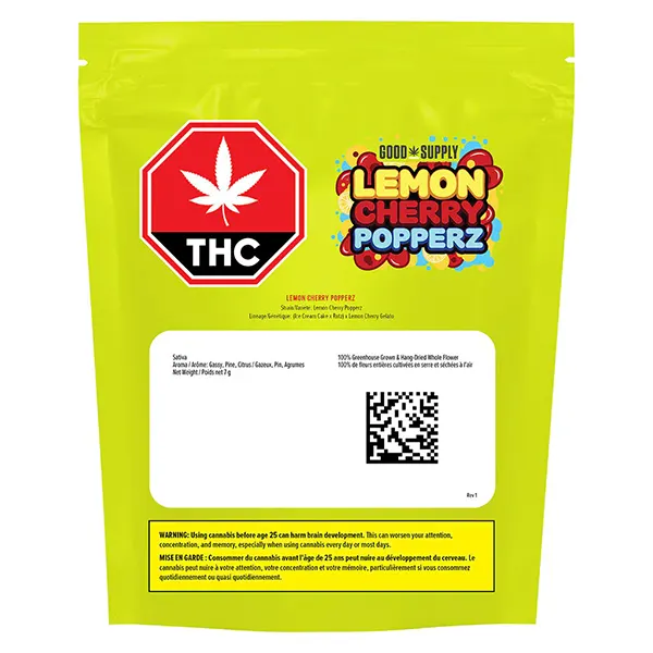 Image for Lemon Cherry Popperz, cannabis dried flower by Good Supply