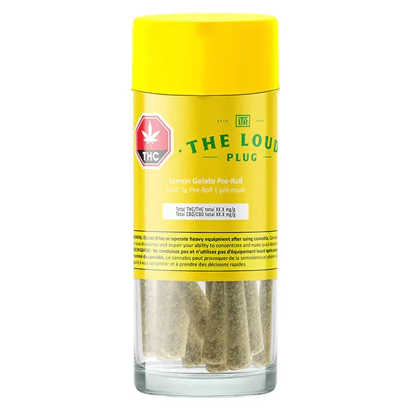 Lemon Gelato Pre-Roll (Pre-Rolls) by The Loud Plug
