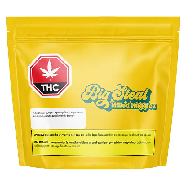 Milled Nuggiez - BC Organic Sungrown Night Train (Milled Flower) by Big Steal