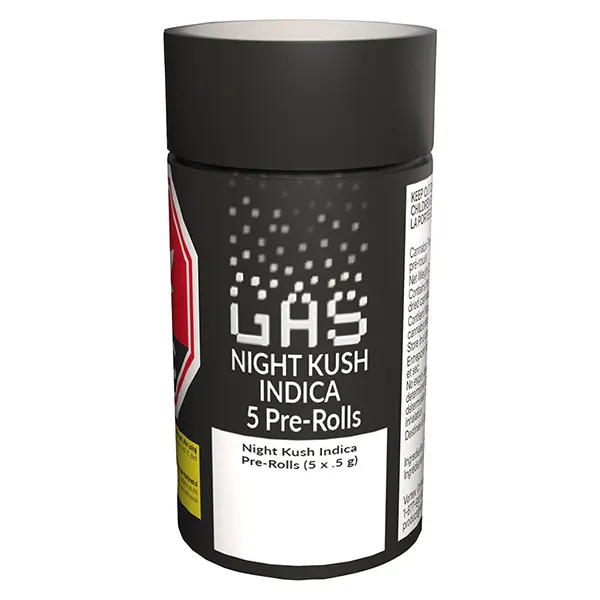 Night Kush Indica Pre-Roll (Pre-Rolls) by GAS
