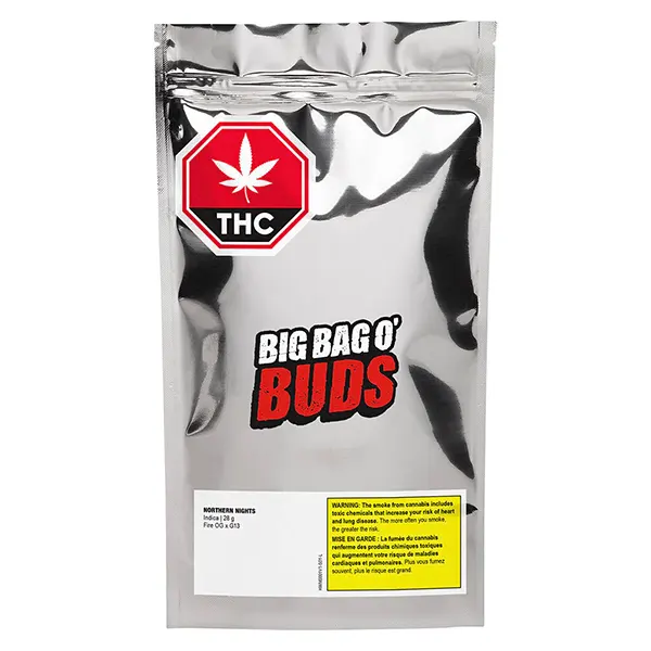 Image for Northern Nights, cannabis dried flower by Big Bag O' Buds