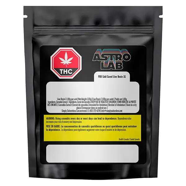 Image for PBB Cold Cured Live Rosin, cannabis resin, rosin by Astrolab