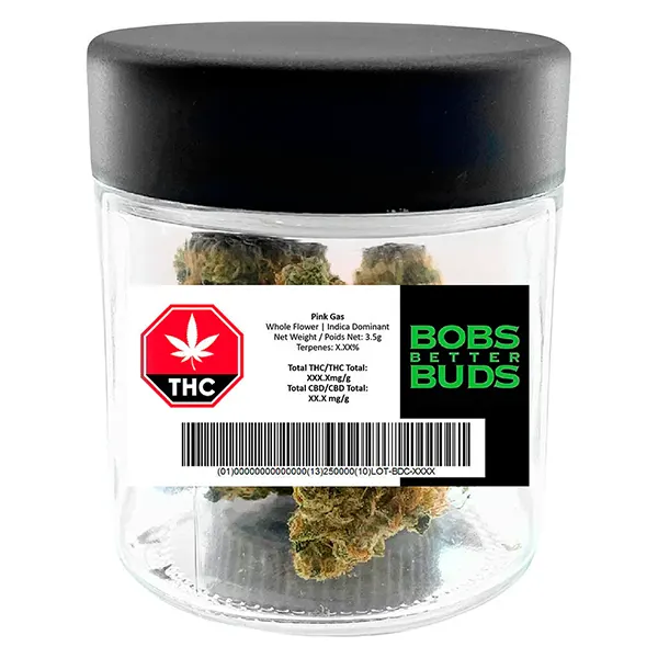 Pink Gas (Dried Flower) by Bobs Better Buds