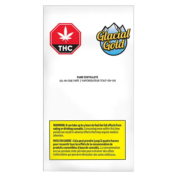 Image for Pure Distillate AIO, cannabis disposable vapes by Glacial Gold