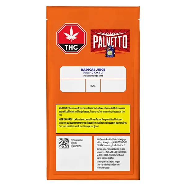 Radical Juice PALS Pre-Roll (Pre-Rolls) by Palmetto