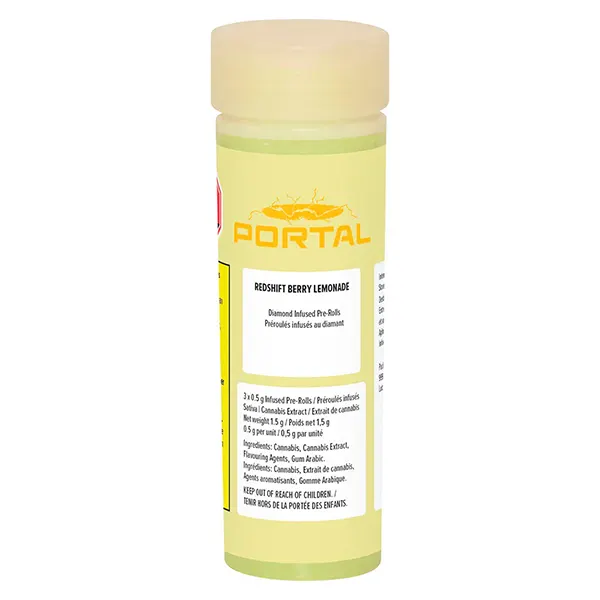Redshift Berry Lemonade Diamond Infused Pre-Roll (Pre-Rolls) by Portals