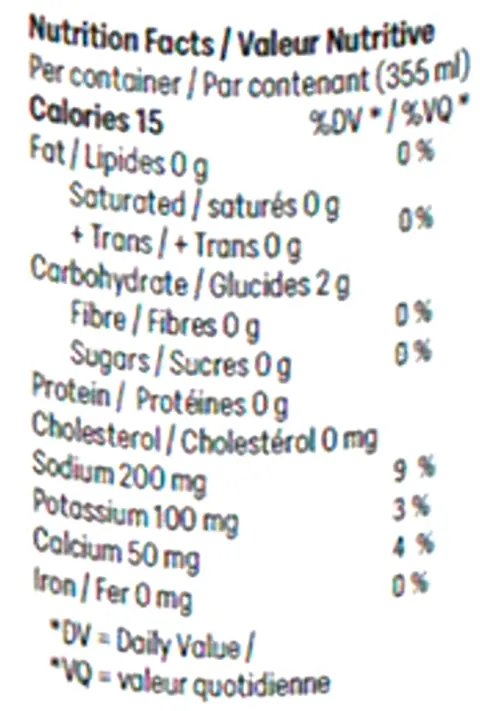 Nutrition Information for Rosin Wild Watermelon Coconut (Juices) by frootyhooty