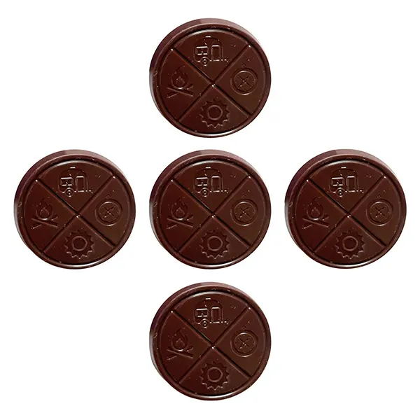 Image for Simply Dark Organic Chocolate THC, cannabis chocolates by The Hazy Camper