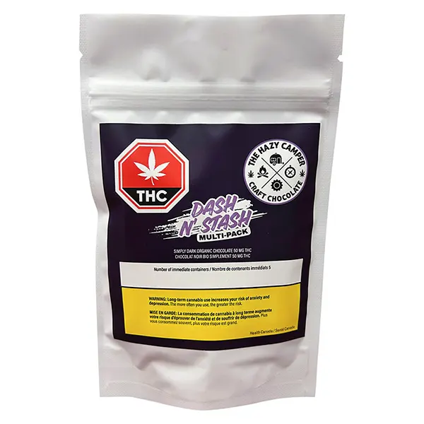 Image for Simply Dark Organic Chocolate THC, cannabis chocolates by The Hazy Camper