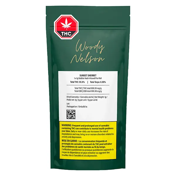 Image for Sunset Sherbet Infused Pre-Roll, cannabis pre-rolls by Woody Nelson
