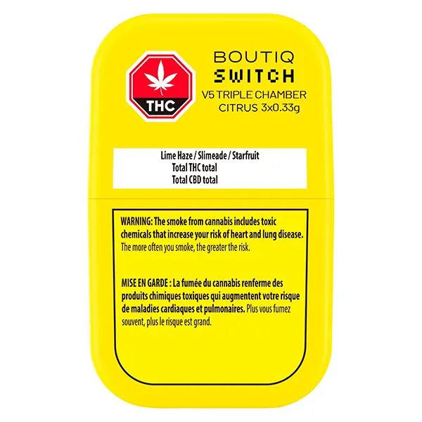 Switch V5 - Triple Chamber - Citrus (Disposable Vapes) by Boutiq