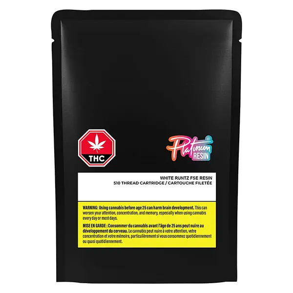 Image for White Rntz FSE Resin 510 Thread Cartridge, cannabis vapes by Platinum