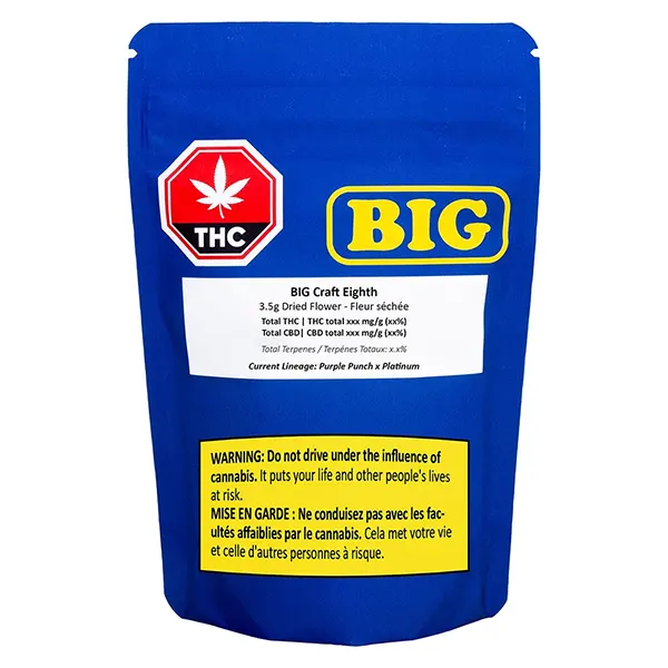 Image for BIG Craft Eighth, cannabis dried flower by BIG