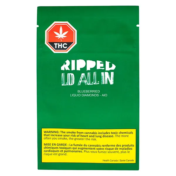 Image for Blueberried Liquid Diamonds - AIO, cannabis vapes by Ripped