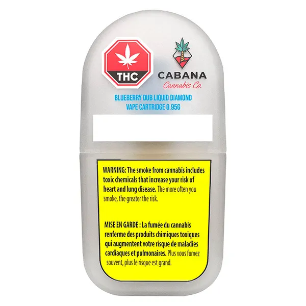 Image for Blueberry Dub Liquid Diamonds Vape, cannabis vapes by Cabana Cannabis Co.