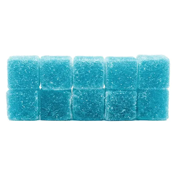 Image for Blue Raspberry Live Rosin Gummies, cannabis edibles by Cubes