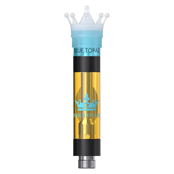 Image for Blue Topaz Liquid Crystals 510 Thread Cartridge, cannabis vapes by Queen of Bud