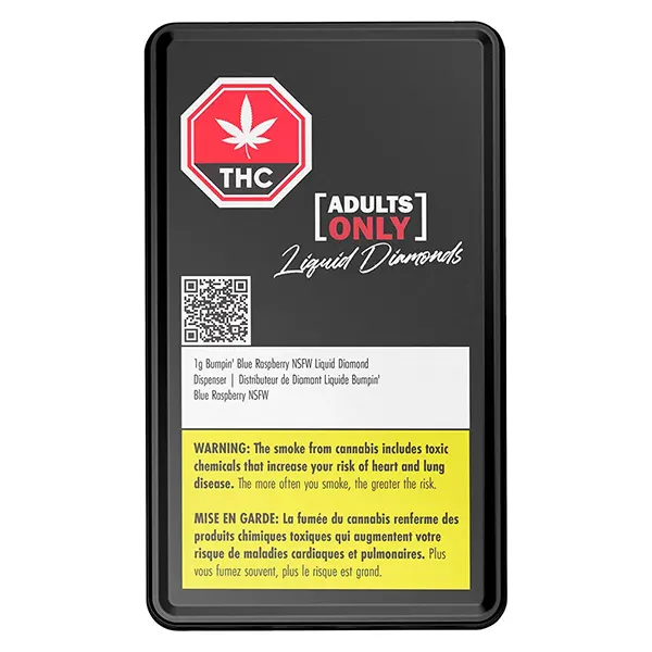 Image for Bumpin' Blue Raspberry NSFW Liquid Diamond Dispenser, cannabis concentrates by Adults Only