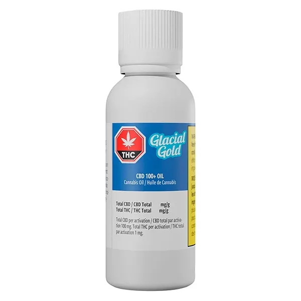 Image for CBD 100+ Oil, cannabis bottled oils by Glacial Gold