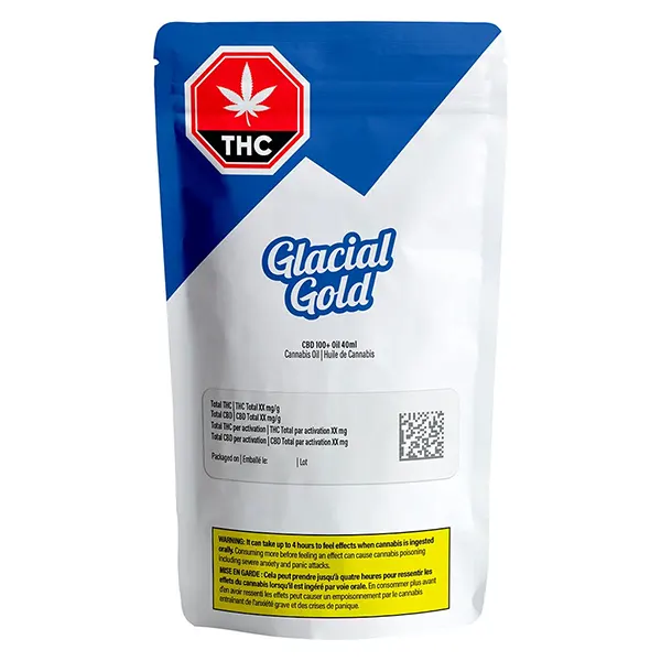 Image for CBD 100+ Oil, cannabis bottled oils by Glacial Gold