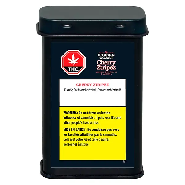 Image for Cherry Ztripez Pre-Roll, cannabis all products by Broken Coast
