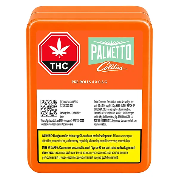Image for Colitas Pre-Roll, cannabis pre-rolls by Palmetto