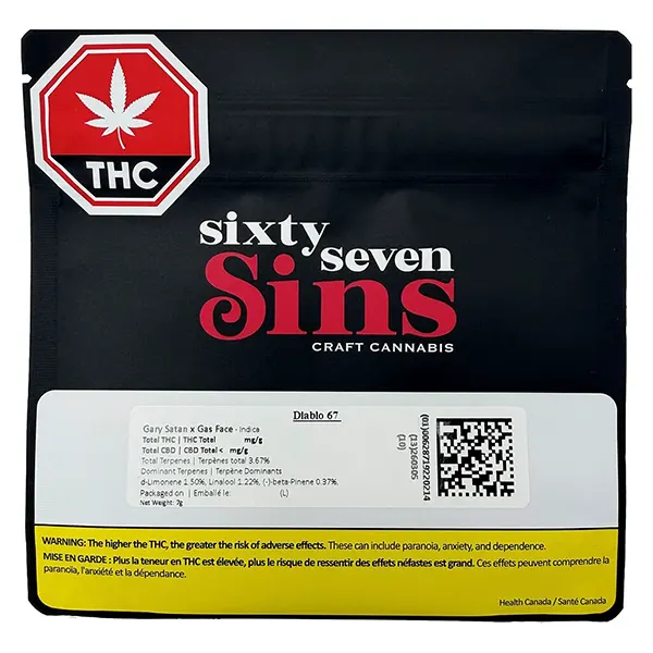Image for Diablo 67, cannabis all products by Sixty Seven Sins