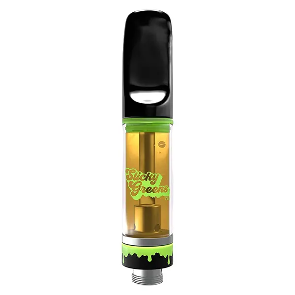 Electric Green Frog Liquid Diamonds 97+ 510 Thread Cartridge (Vapes) by Sticky Greens