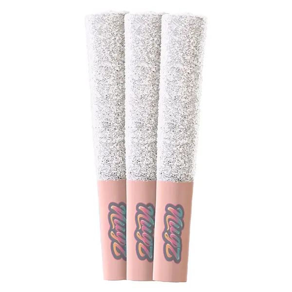 Image for Flavour Bomb 50 Atomic Peach Diamond Infused Pre-Rolls, cannabis pre-rolls by Nugz
