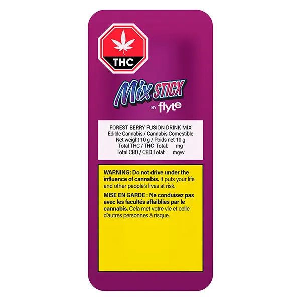 Image for Forrest Berry Fusion Drink Mix Singles, cannabis beverages by Flyte