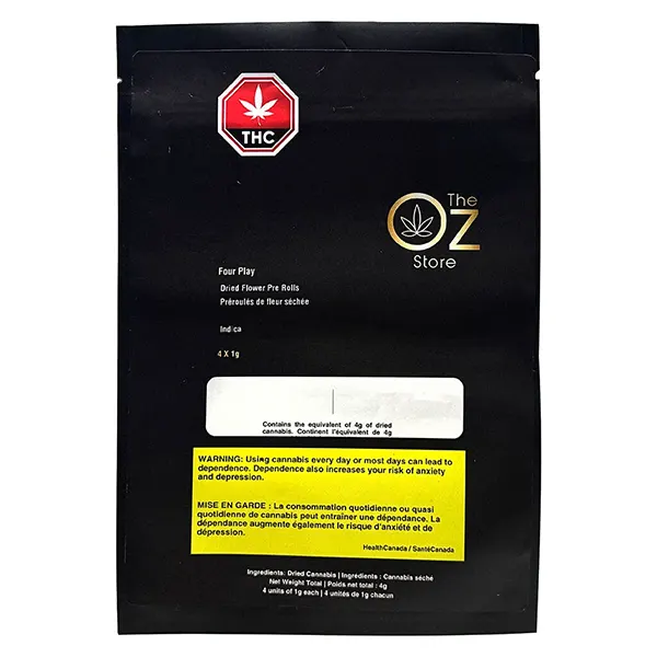 Image for Four-Play Pre-Roll, cannabis pre-rolls by The Oz Store