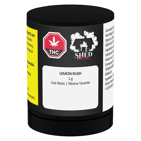 Image for Lemon Rush Live Resin, cannabis all products by Shed Boyz