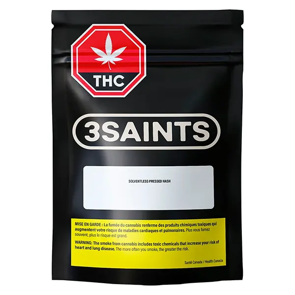 Image for Solventless Pressed Hash, cannabis all products by 3Saints