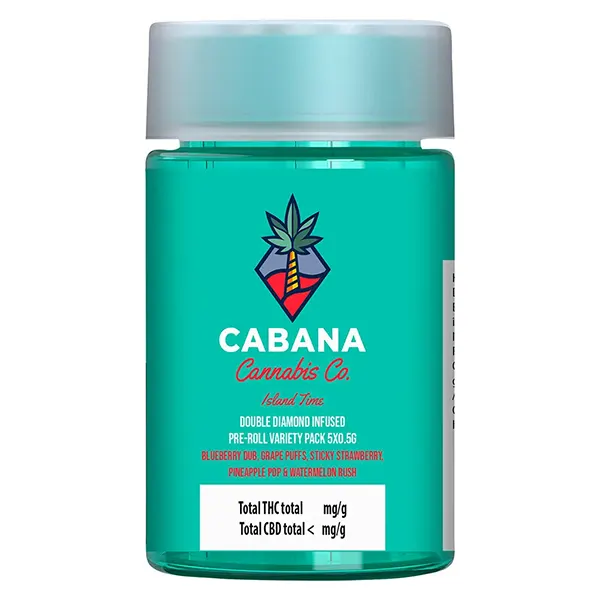 Image for Island Time Double Diamond Infused Pre-Roll Variety Pack, cannabis pre-rolls by Cabana Cannabis Co.