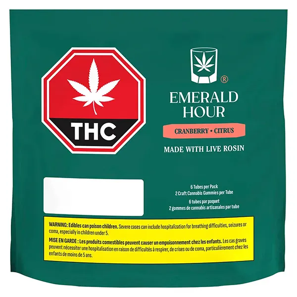 Image for Live Rosin Gummies - Cranberry Citrus Multipack, cannabis edibles by Emerald Hour