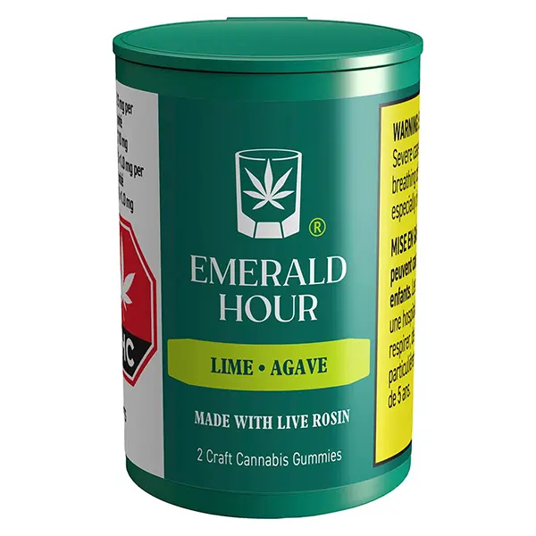 Image for Live Rosin Gummies - Lime Agave, cannabis edibles by Emerald Hour