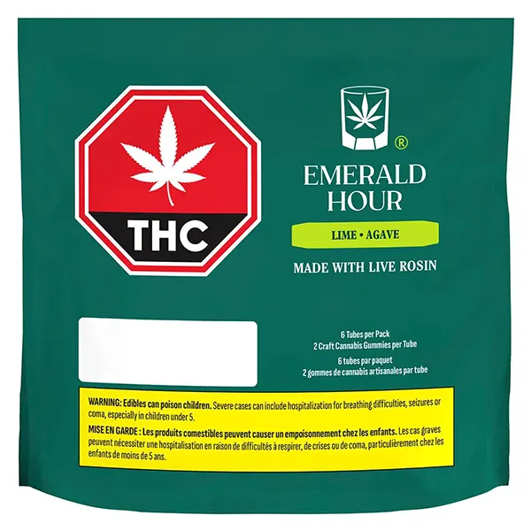 Image for Live Rosin Gummies - Lime Agave Multipack, cannabis edibles by Emerald Hour