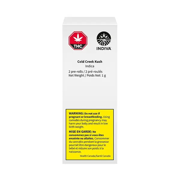 Image for Cold Creek Kush Pre-Roll, cannabis pre-rolls by Indiva