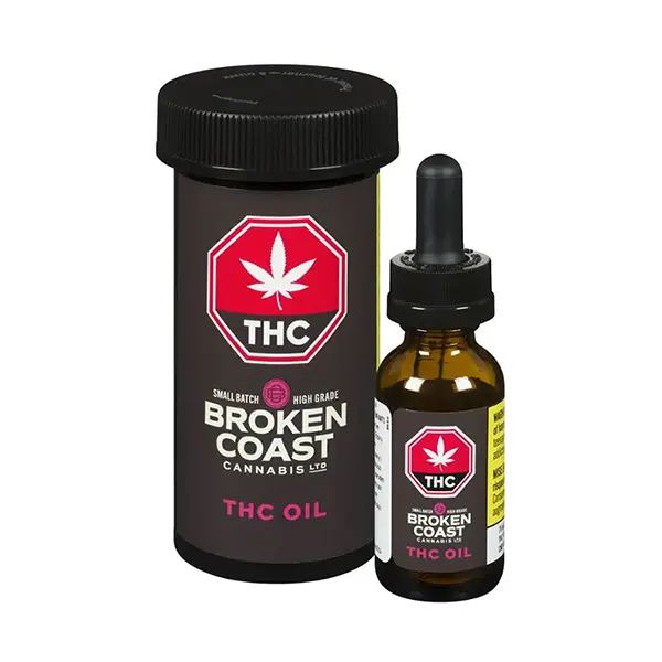 THC Oil (Bottled Oils) by Broken Coast