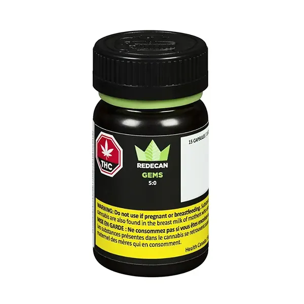 Image for Gems 5:0 Softgels, cannabis all categories by Redecan