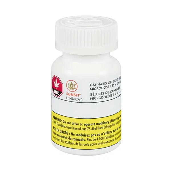 Image for Sunset Softgels 2.5mg, cannabis all products by LBS