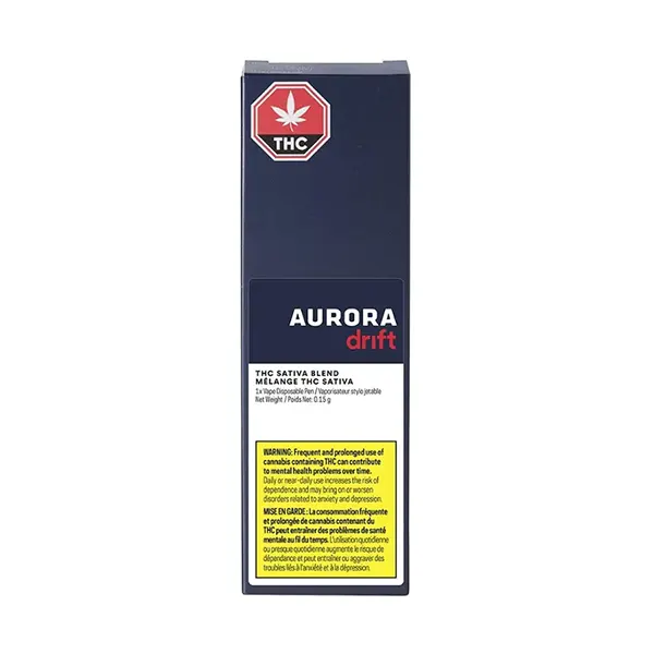 THC Sativa Blend Disposable Pen (Disposable Vapes) by Aurora Drift
