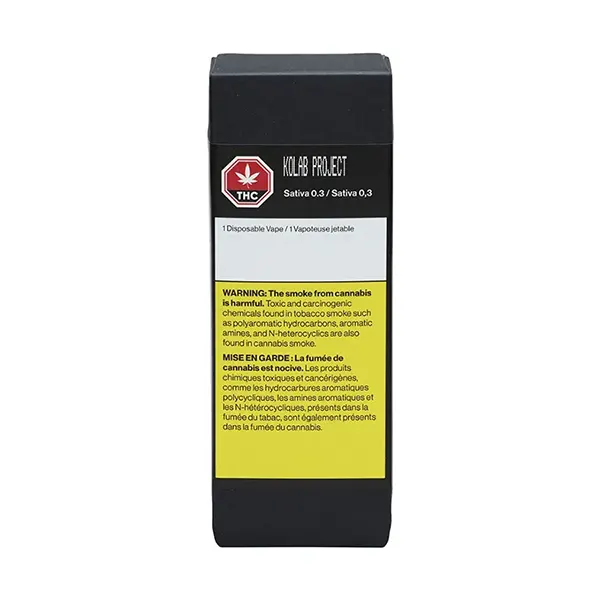 Image for Strawberry Ice Sativa Disposable Pen, cannabis disposable vapes by Kolab Project