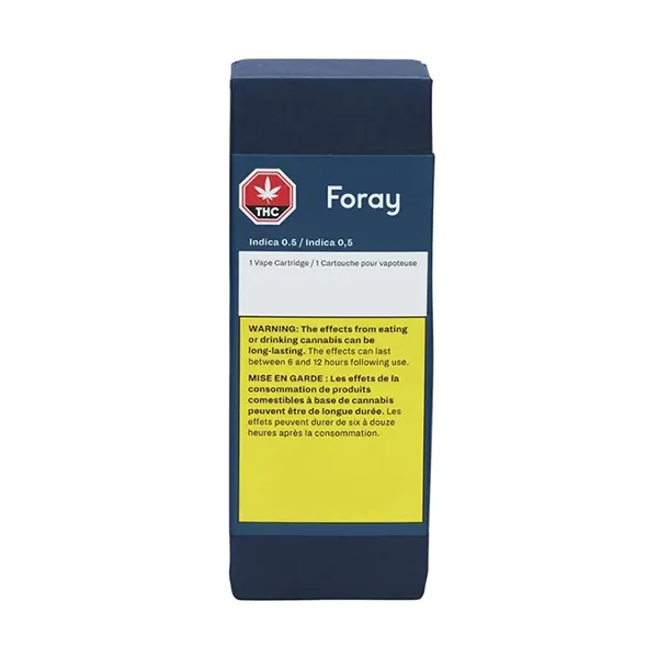 Image for Blackberry Cream Indica 510 Thread Cartridge, cannabis 510 cartridges by Foray